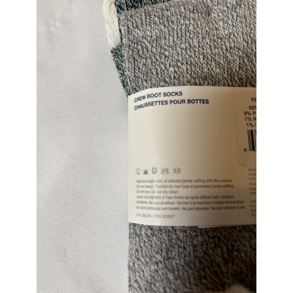 Pajar Canada Crew Boot Socks 2 Pack NWT WL Winter Boot Socks Thick Cozy Casual - Picture 4 of 4